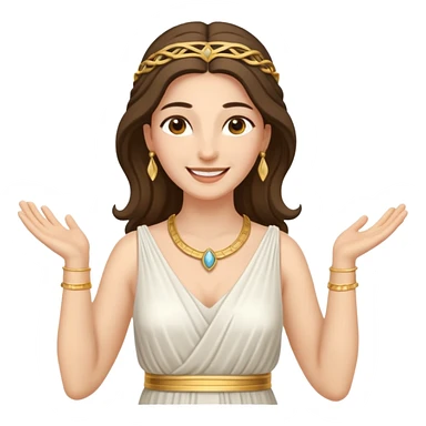 ancient greek woman  sticker