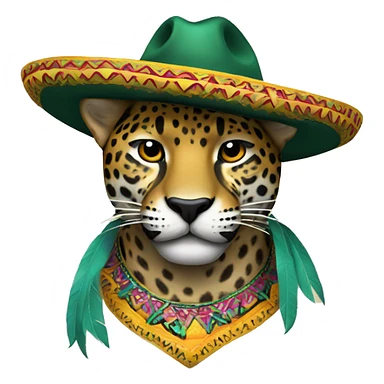 Jaguars with sombrero  sticker