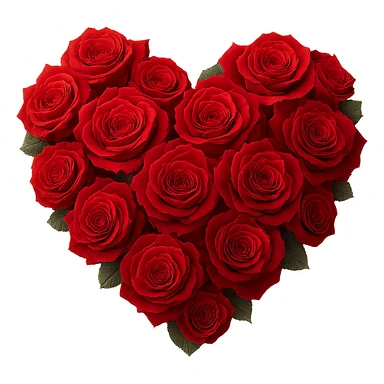 rose heart,, remove background sticker