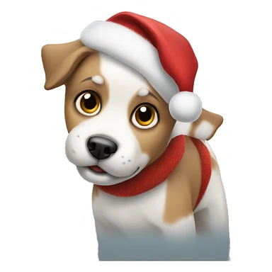 Cute Christmas dogs sticker