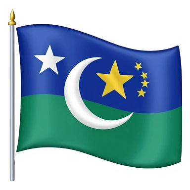 The flag of Awdal state in somaliland sticker