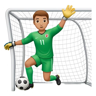 goalkeeper-saving-goal sticker