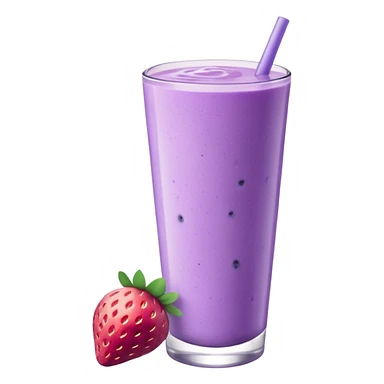 Bol de smoothie violet pastel et blanc sticker