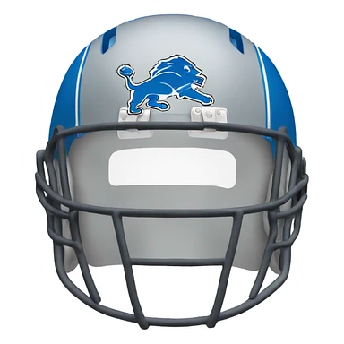 Detroit Lions helmet  sticker