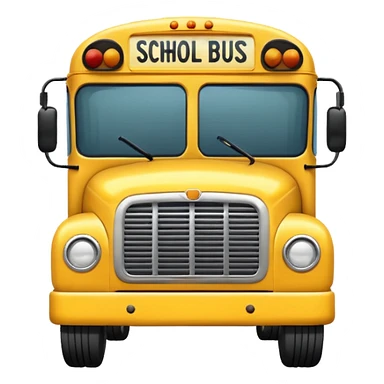 yellow school bus sticker