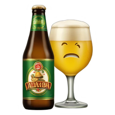 Botellín de Cerveza Alhambra 1925 sticker