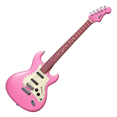 Guitar electric pink sticker