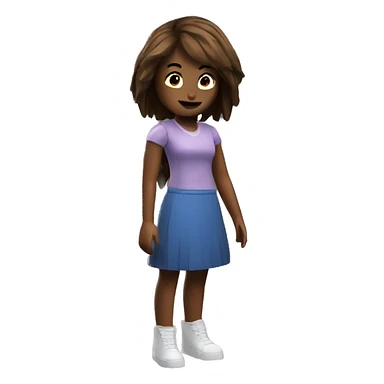Girl playing Roblox  sticker
