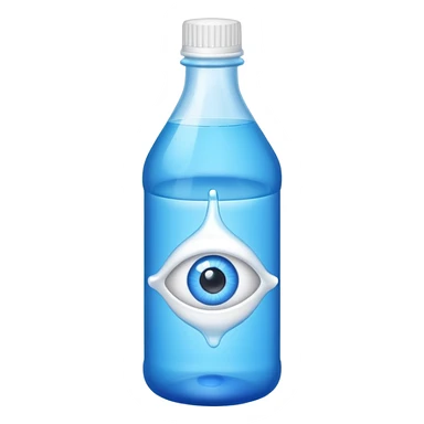Eye bleach sticker