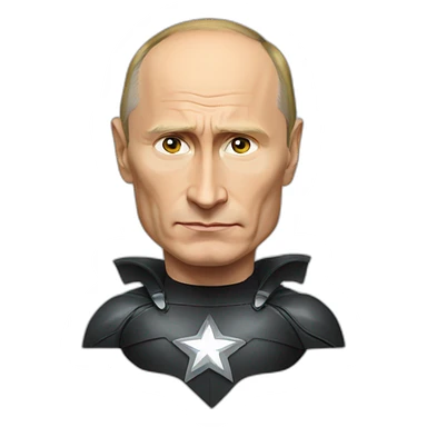 vladimir putin superhero sticker