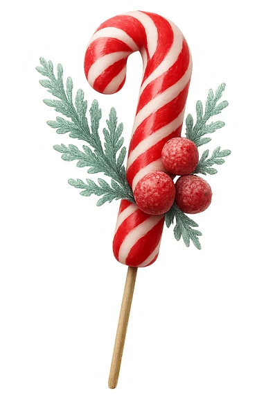 winter candy, remove background sticker