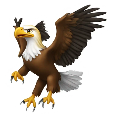 Donald trump riding an eagle sticker