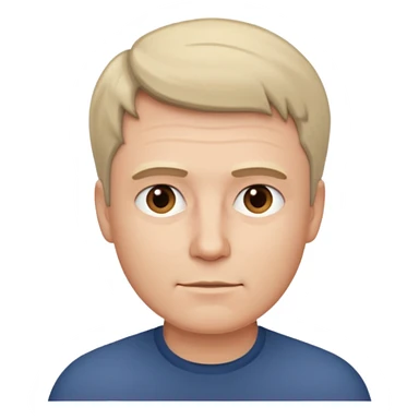 shorter hair for the father sticker