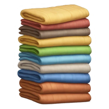 stack of balnkets sticker