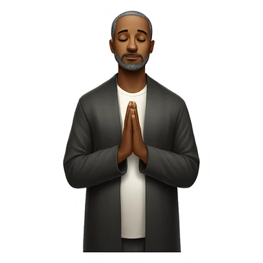 man prays orthodox  sticker