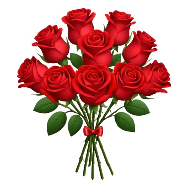 bouquet of roses sticker