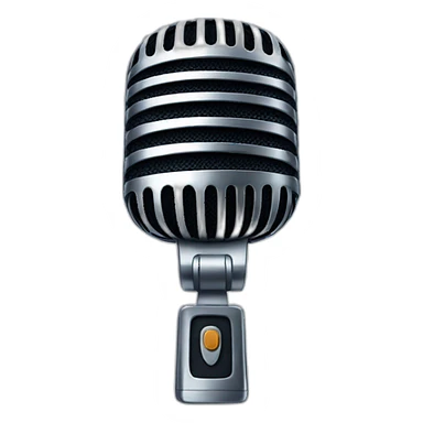 microphone for singers sticker