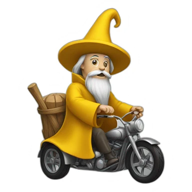 mustard-wizard-on-the-wheels-of-steel sticker