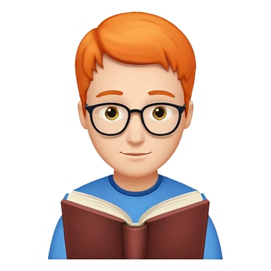 pattrick read book sticker