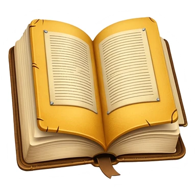 open book for solo reading sticker