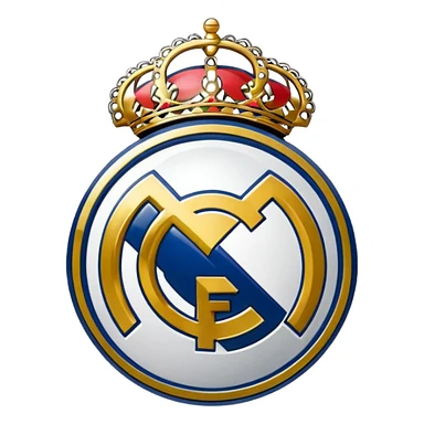 I want an emoji of real madrid logo of football and it should look realistic sticker