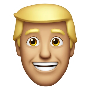 Donald trump happy sticker