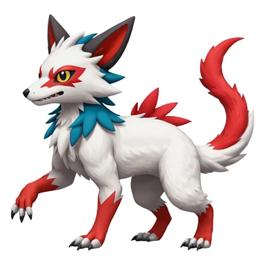 Trico-Sergal-Nargacuga-Litten-Zangoose-fusion sticker