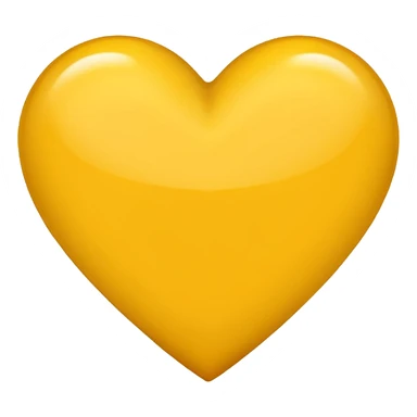Dark Yellow Heart Emoji sticker