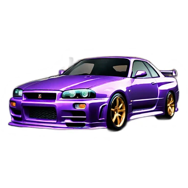 Skyline r34 sticker