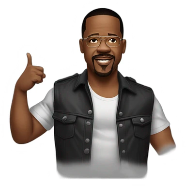 Martin Lawrence from movie bad boys. Very realistic sticker