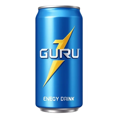 Guru energy drinks sticker
