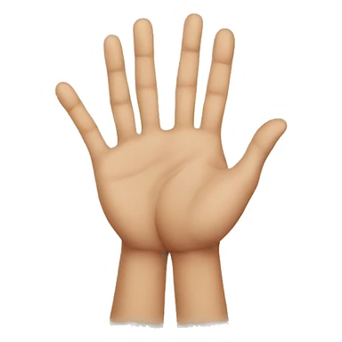 hands with big crossing front representing no hands sticker