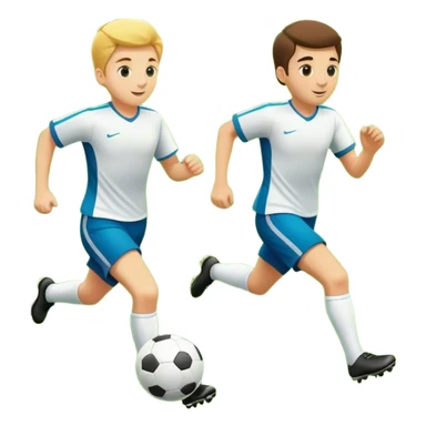Soccer game sticker