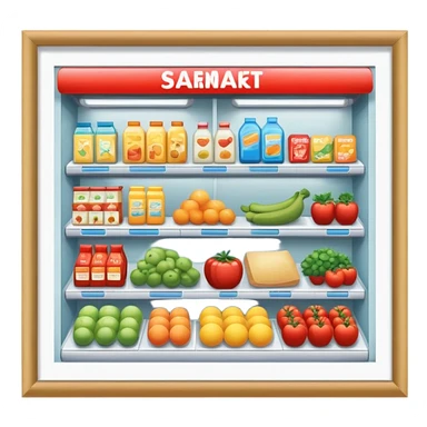 Supermercado sticker