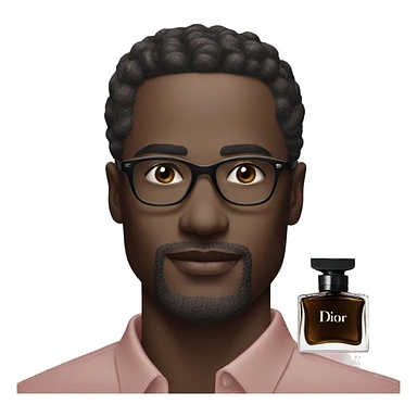 Man Dior perfume sticker