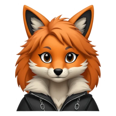 Edgy modern anthro furry by Falvie, LiLaiRa, AngieWolf sticker