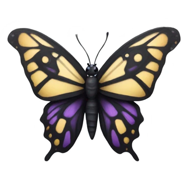 gothic butterfly  sticker