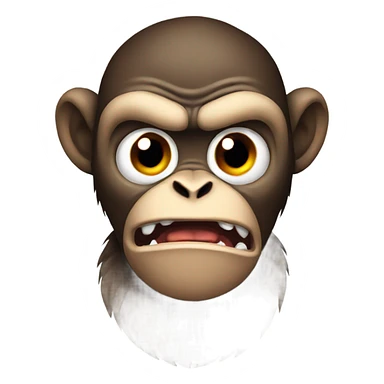 Angry monkey  sticker