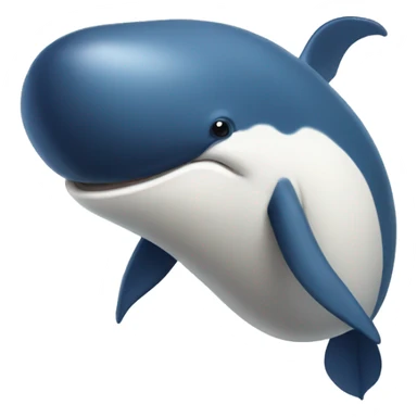  whale head animal sticker
