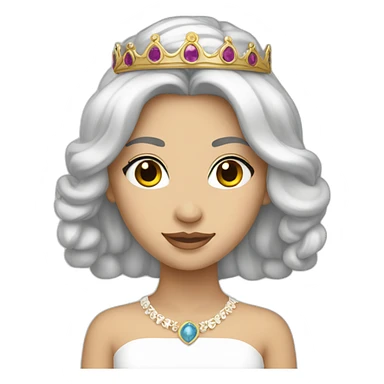 White Cypriot princess sticker