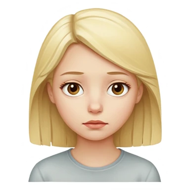 Philosopher blond girl sticker