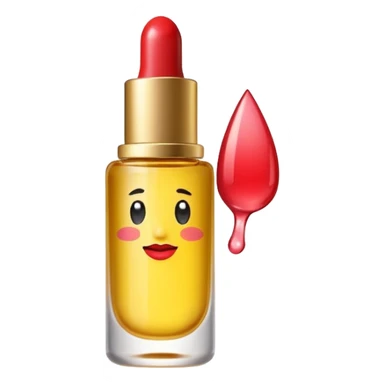 Lip oil sticker