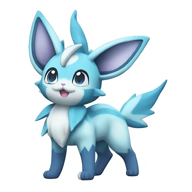 Sylveon-Glaceon-Vaporeon full body sticker