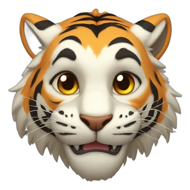 tiger dragon sticker