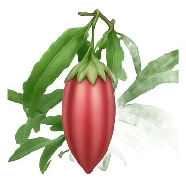 Lush ice red pod sticker