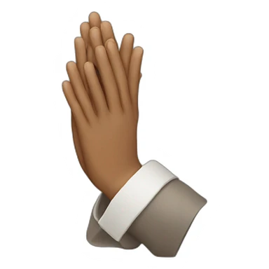 Pray hands sticker