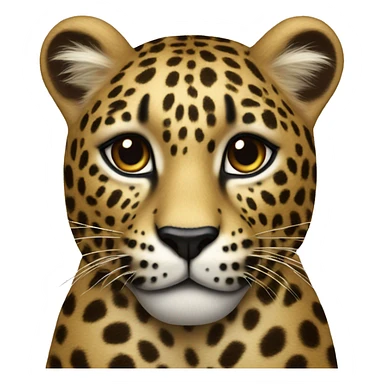 heart of leopard sticker