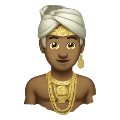 Money indian sticker