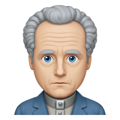 Sergei Eisenstein with blue eyes sticker