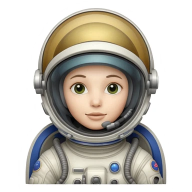 alien white Astronaut sticker